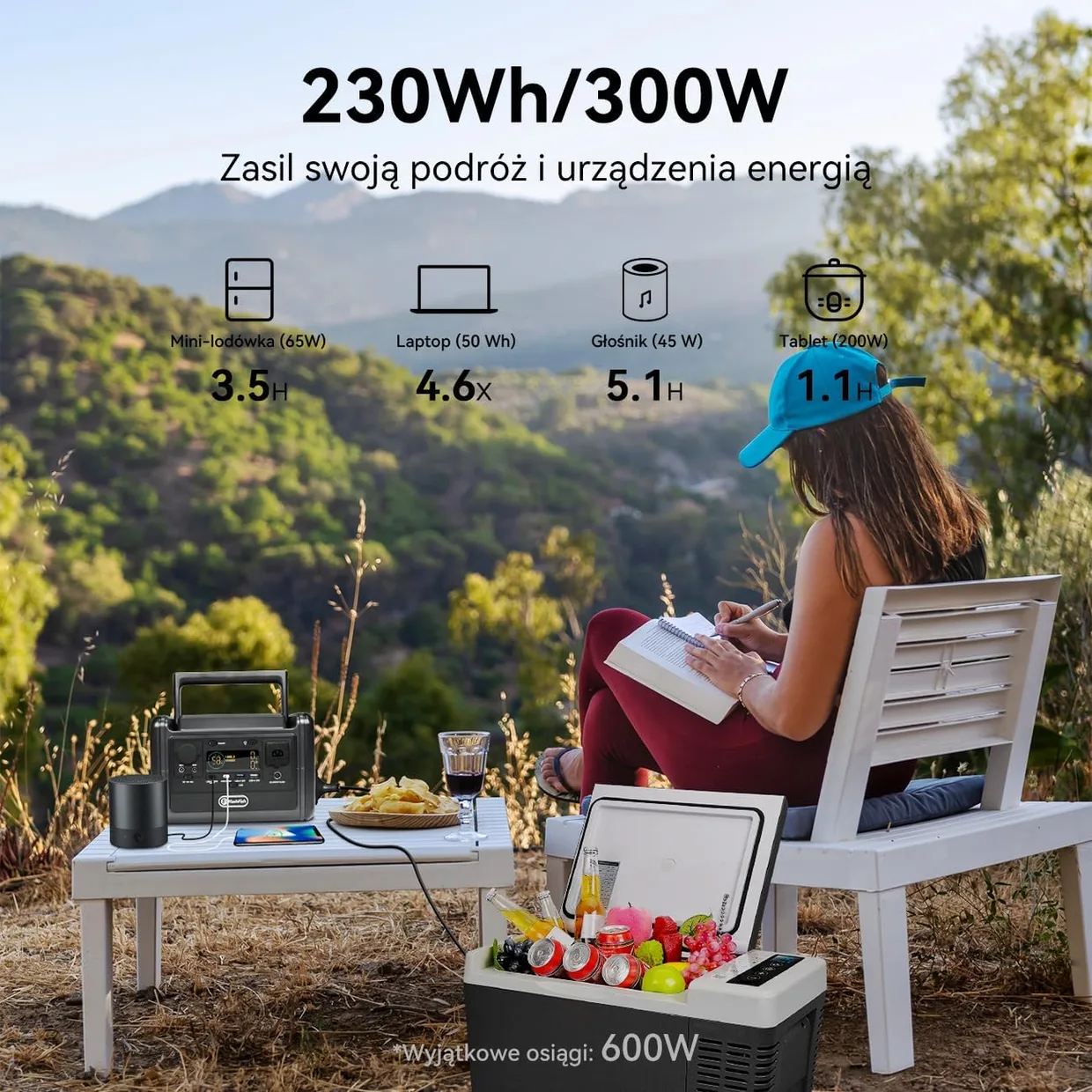 Портативная зарядная станция FlashFish TELLUS T300pro 230Wh 300W — фото 6