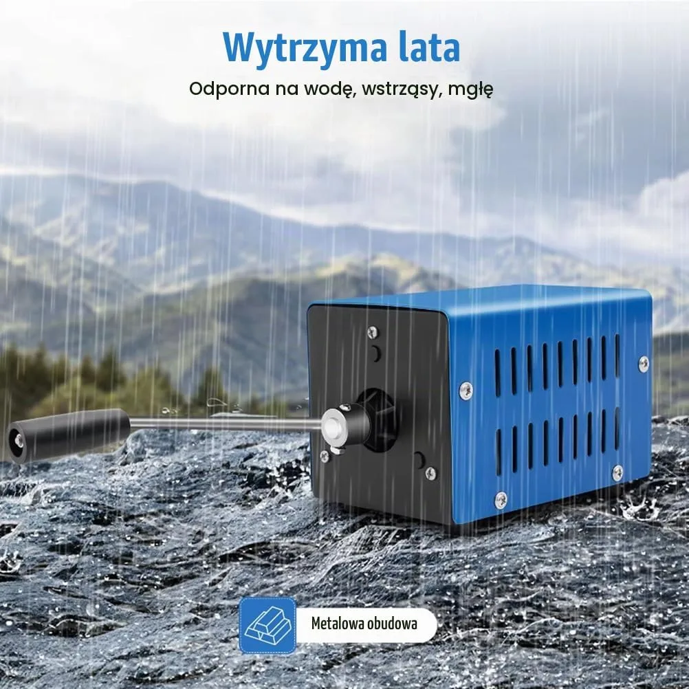 Аварийная зарядная станция HYZHANHONG с ручным генератором (динамо) 20W — фото 3