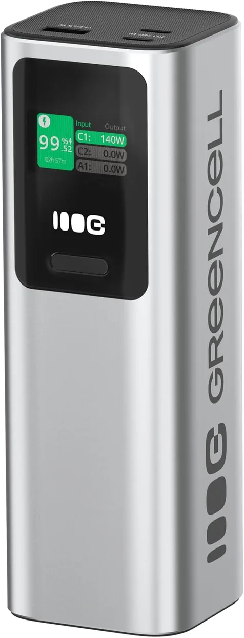 Power Bank Green Cell PowerPlay Ultra 140W 25200mAh (PBGC25UD)