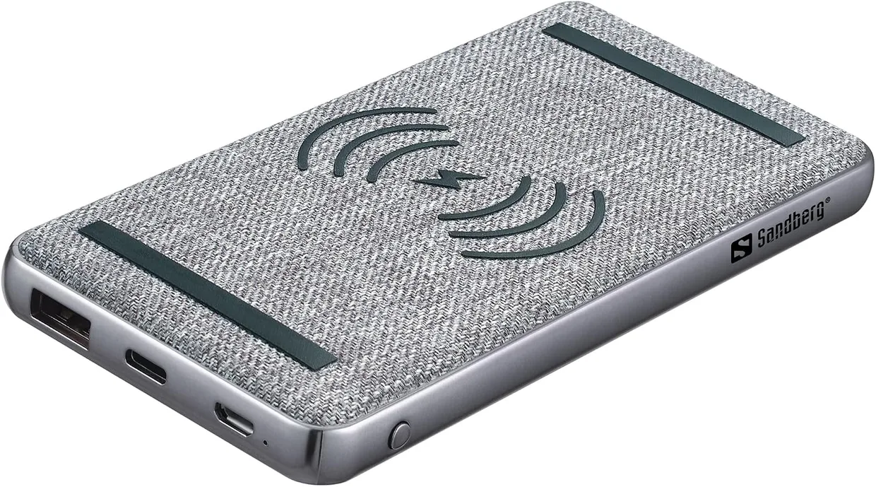 Power Bank Sandberg Wireless 10000 PD20W (420-61) Grey