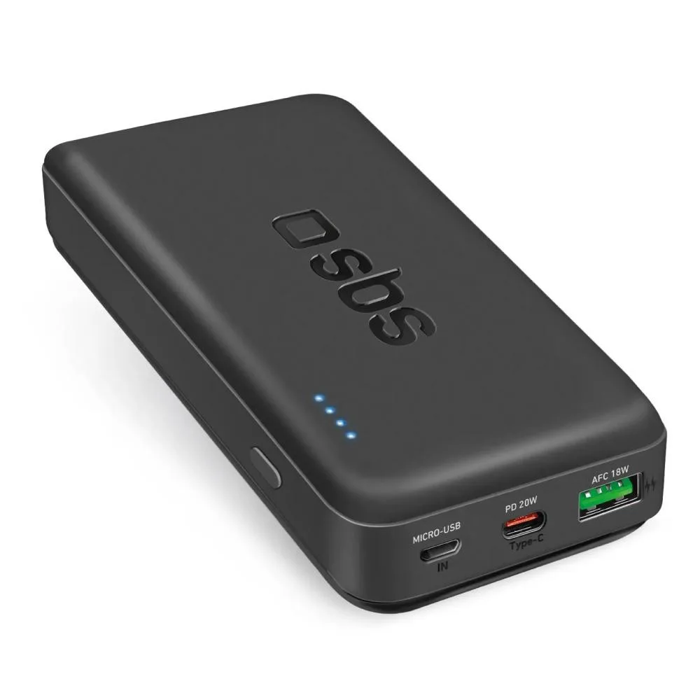 Power Bank SBS 20K FAST 20000mAh 20W (TTBB20000PD20K) Black — фото 2