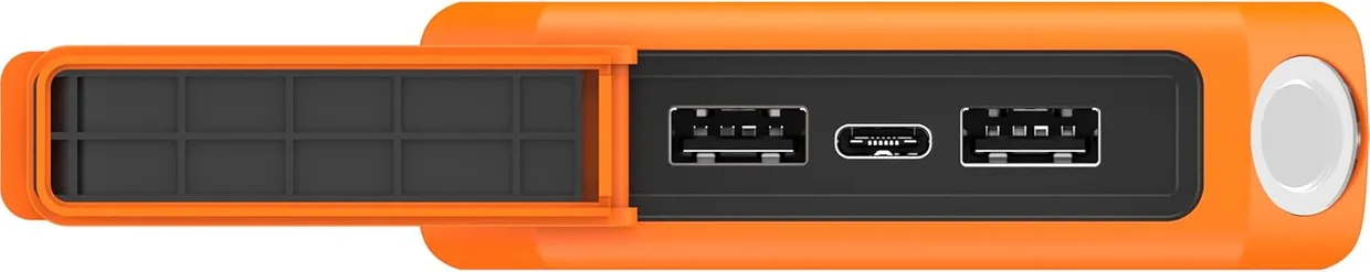Power Bank Xtorm Rugged Pro 10000mAh 20W IP65 Flashlight (XXR201) Black/Orange — фото 3