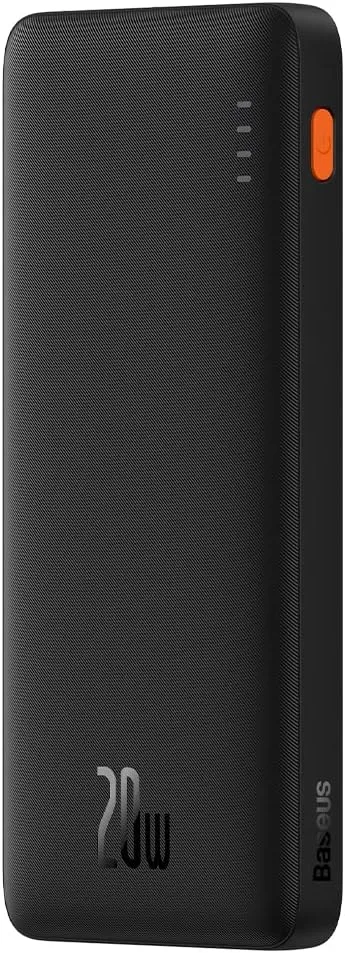 Power Bank Baseus Airpow 10000mAh 20W с кабелем-ремешком USB-C (PPQD090001) Black
