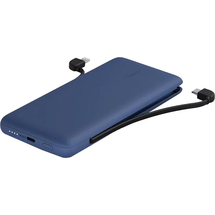 Power Bank Belkin BOOSTCHARGE Plus 10K 23W Built-in Lightning & USB-C (BPB006BTBLU) Blue — фото 4
