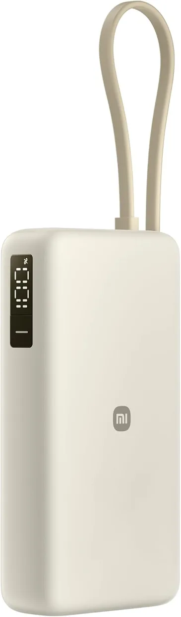 Power Bank Xiaomi 20000mAh 67W с встроенным кабелем USB-C (BHR08O7GL) Tan
