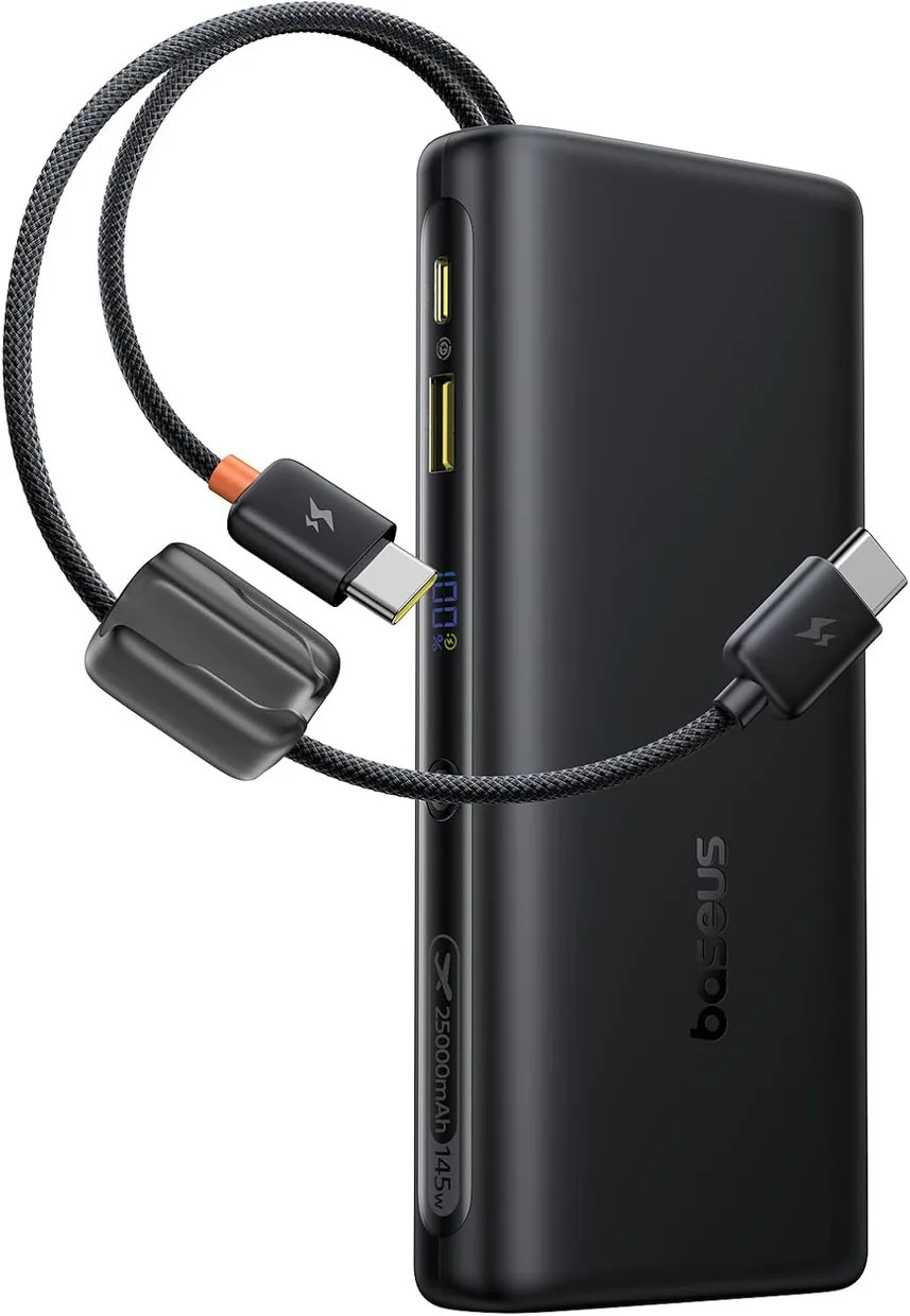 Power Bank Baseus Enerfill FC41 25000mAh 145W Digital Display (P10082400113-00) Black