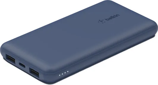 Power Bank Belkin BoostCharge 10000mAh 15W Dual USB-A + USB-C (BPB011BTBL) Blue — фото 3