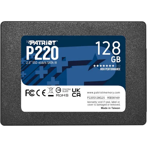 SSD диск Patriot P220 2.5" SATA 128GB (P220S128G25)