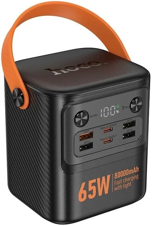 Power Bank Hoco J152 Pro Tough 80000mAh 65W Black
