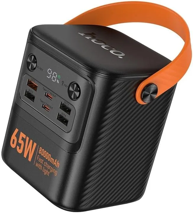 Power Bank Hoco J152 Pro Tough 80000mAh 65W Black — фото 4