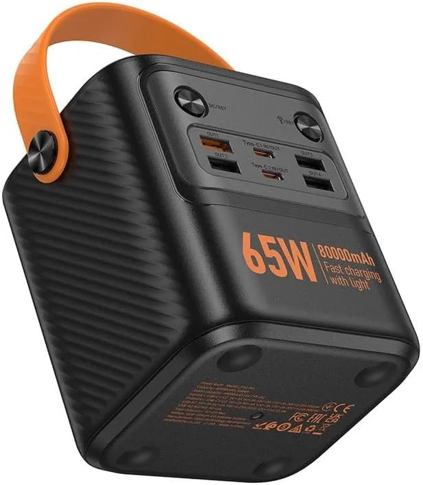 Power Bank Hoco J152 Pro Tough 80000mAh 65W Black — фото 5