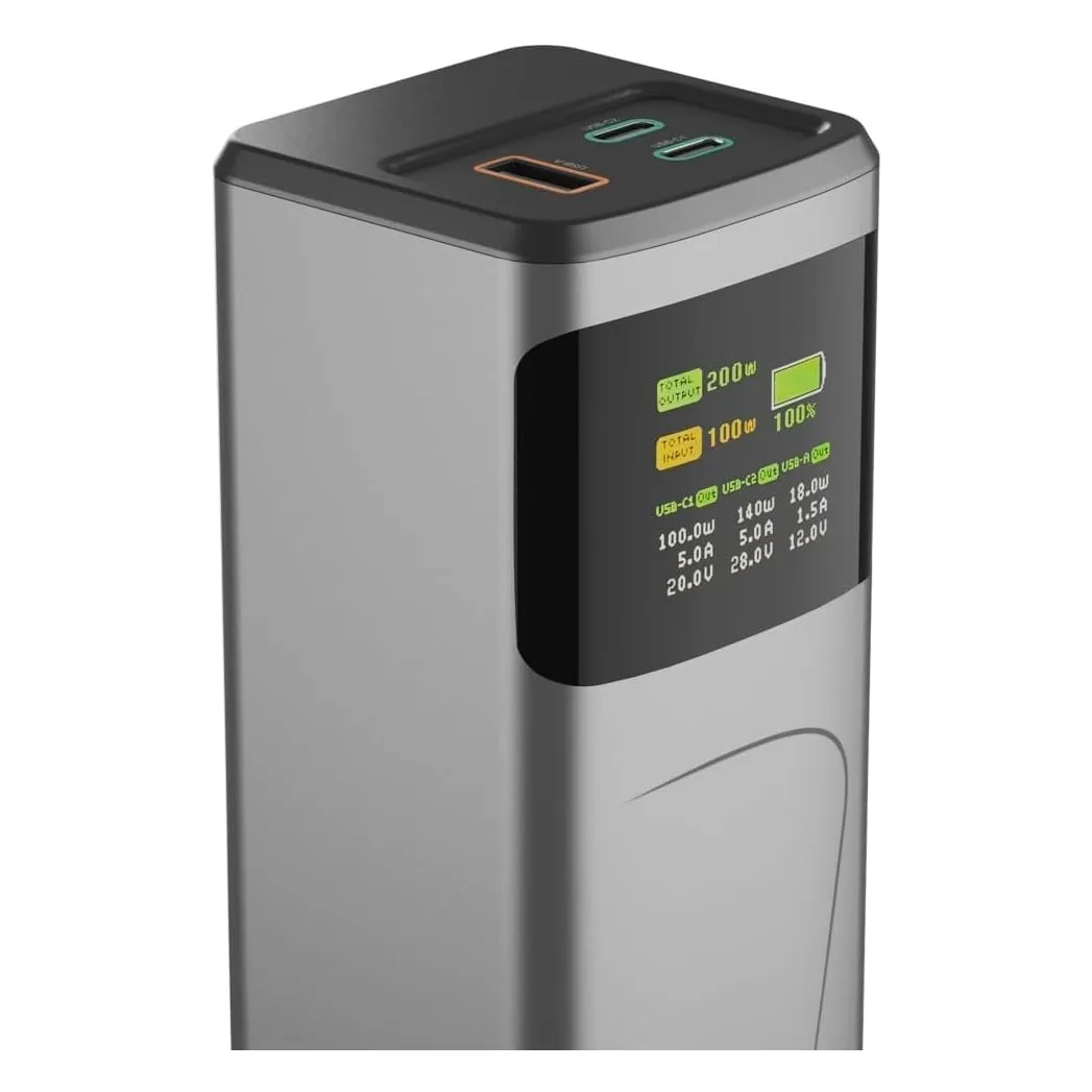 Power Bank Hama High Power 200 24000mAh 65W Power Delivery (00201743) Gray — фото 5