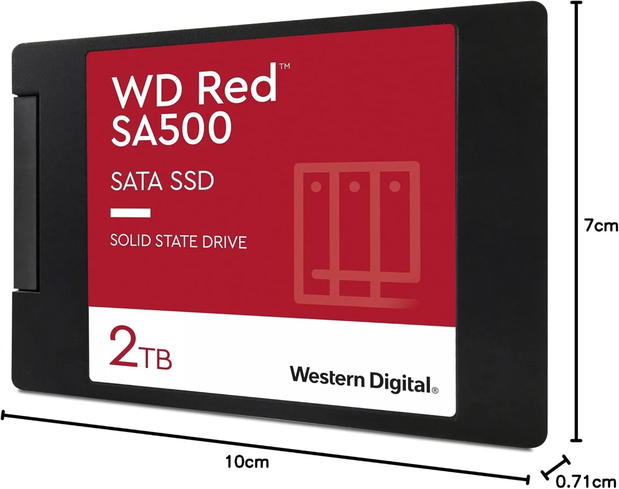 SSD диск WD Red SA500 2TB 2.5" SATA III (WDS200T2R0A) — фото 2