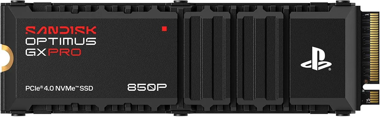 SSD диск SanDisk Optimus GX PRO 850P 2TB M.2 NVMe для PS5 (SDSG81200TAH-000E0)