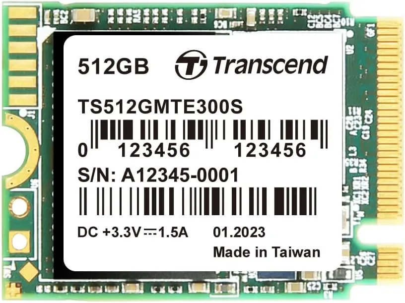 SSD диск Transcend MTE300S 512GB M.2 2230 NVMe (TS512GMTE300S)