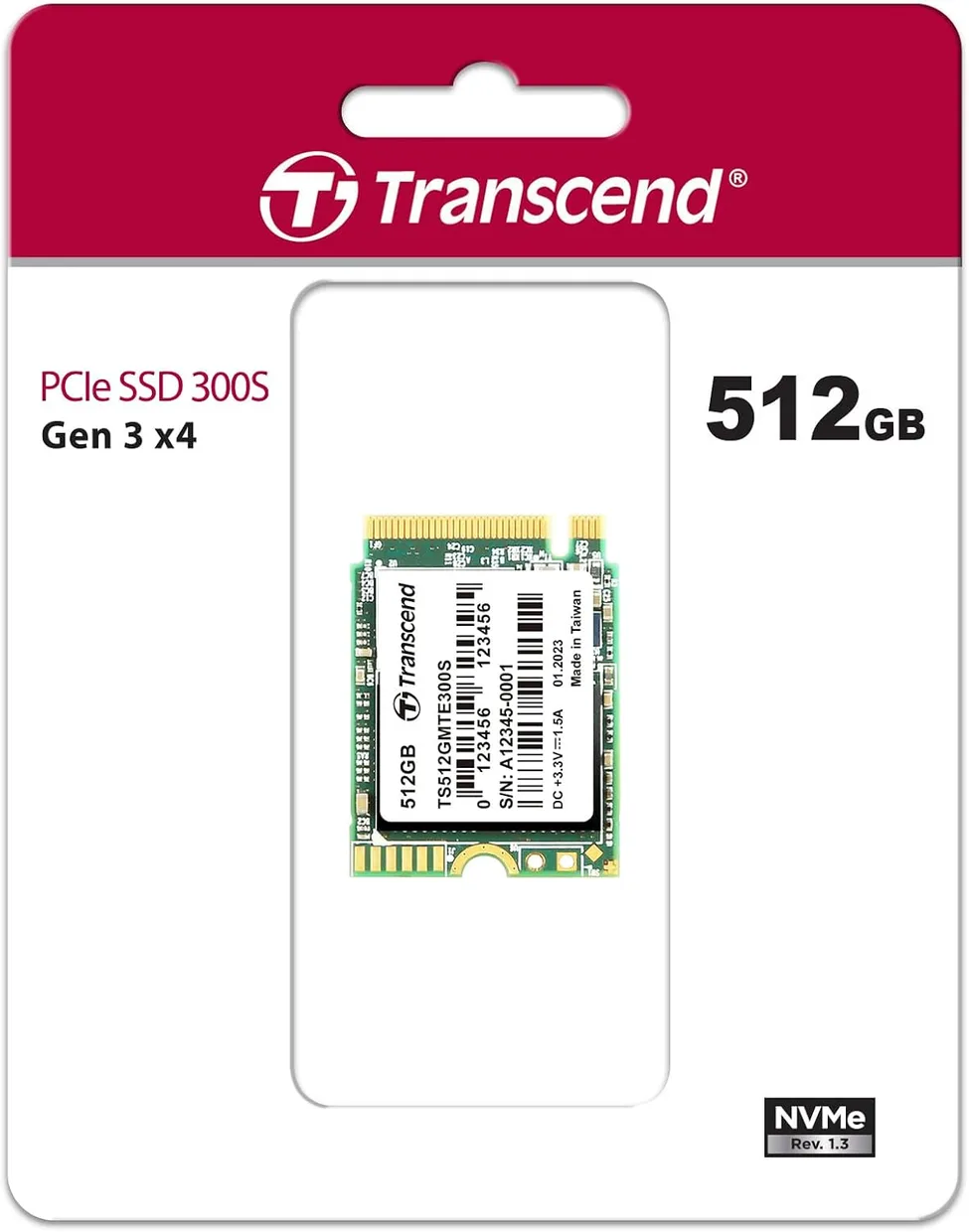 SSD диск Transcend MTE300S 512GB M.2 2230 NVMe (TS512GMTE300S) — фото 2