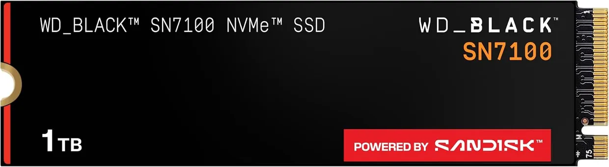 SSD диск WD Black SN7100 1TB M.2 NVMe (WDS100T4X0E)
