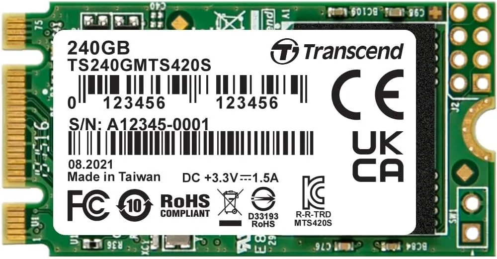 SSD диск Transcend MTS420S 240GB M.2 2242 SATA (TS240GMTS420S)