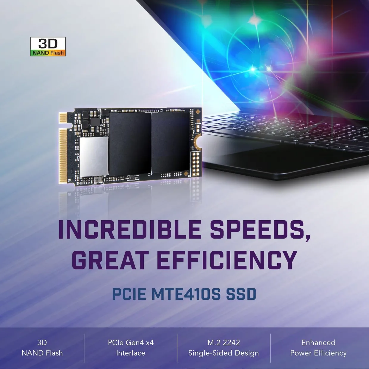 SSD диск Transcend MTE410S 512GB M.2 2242 NVMe (TS512GMTE410S) — фото 3
