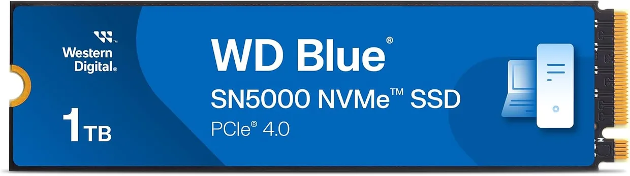 SSD диск WD Blue SN5000 1TB M.2 NVMe (WDS100T4B0E)