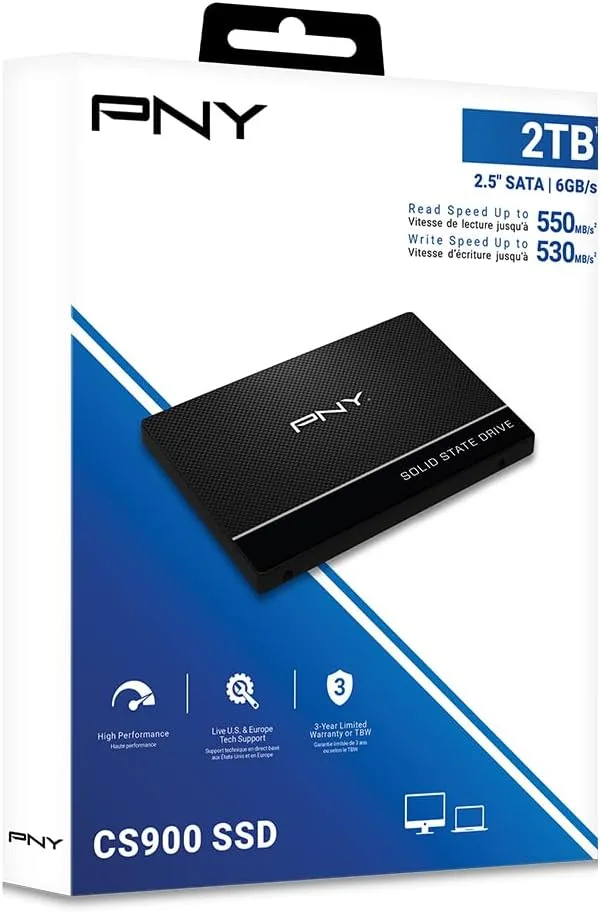 SSD диск PNY CS900 2TB 2.5" SATA III (SSD7CS900-2TB-RB) — фото 5
