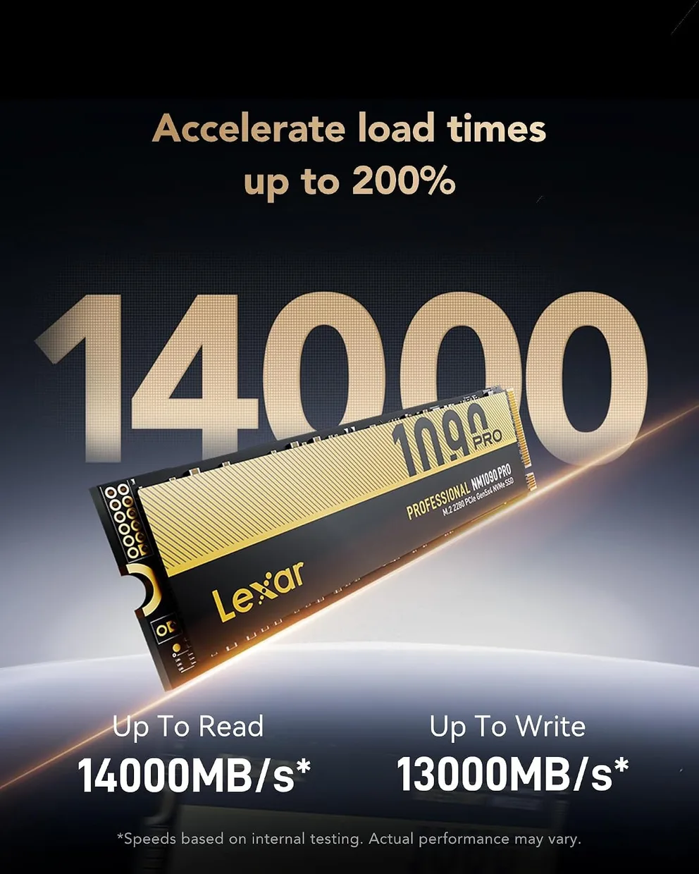 SSD диск Lexar NM1090 PRO 2TB M.2 NVMe (LNM109P002T-RNNNG) — фото 3