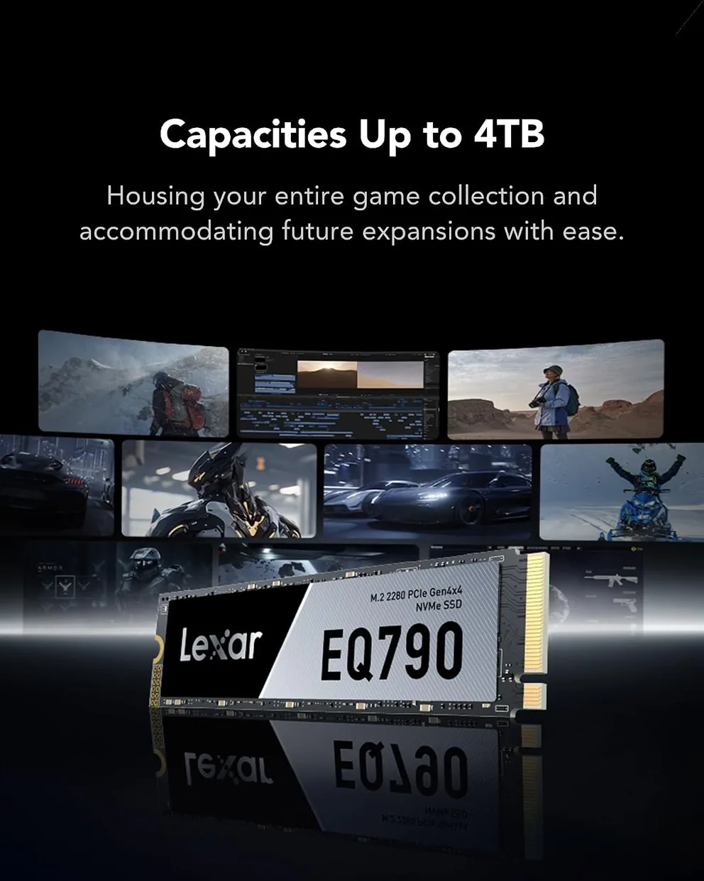 SSD диск Lexar EQ790 1TB M.2 NVMe (LEQ790X001T-RNNNG) — фото 3