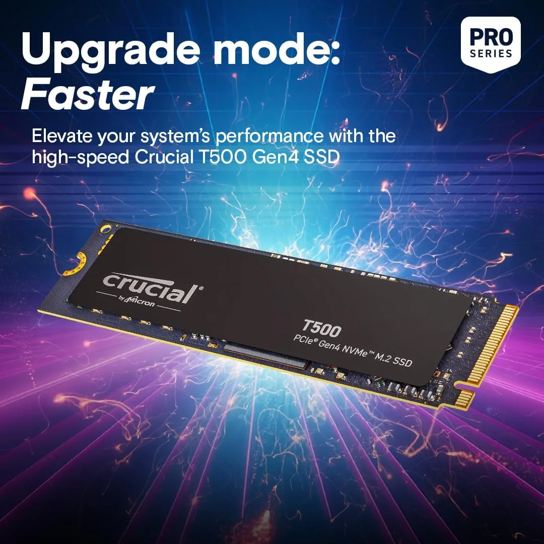 SSD диск Crucial T500 2TB M.2 NVMe (CT2000T500SSD8) — фото 2