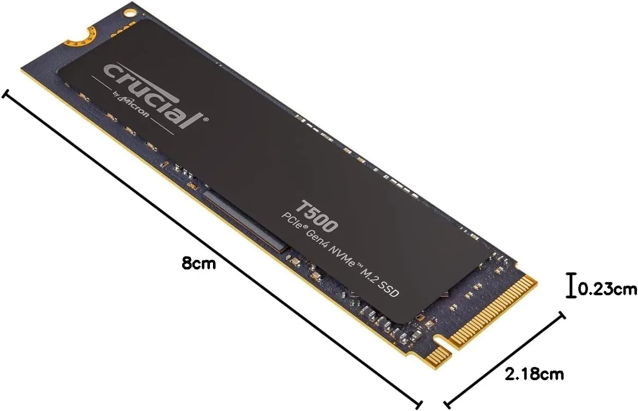 SSD диск Crucial T500 2TB M.2 NVMe (CT2000T500SSD8) — фото 3