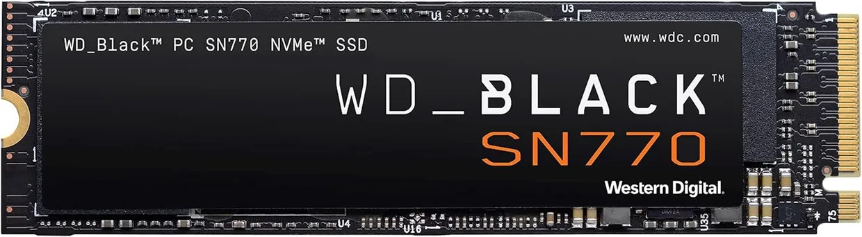 SSD диск WD Black SN770 1TB M.2 NVMe (WDS100T3X0E)