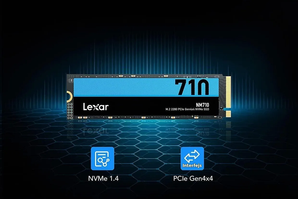 SSD диск Lexar NM710 1TB M.2 NVMe (LNM710X001T-RNNNG) — фото 2