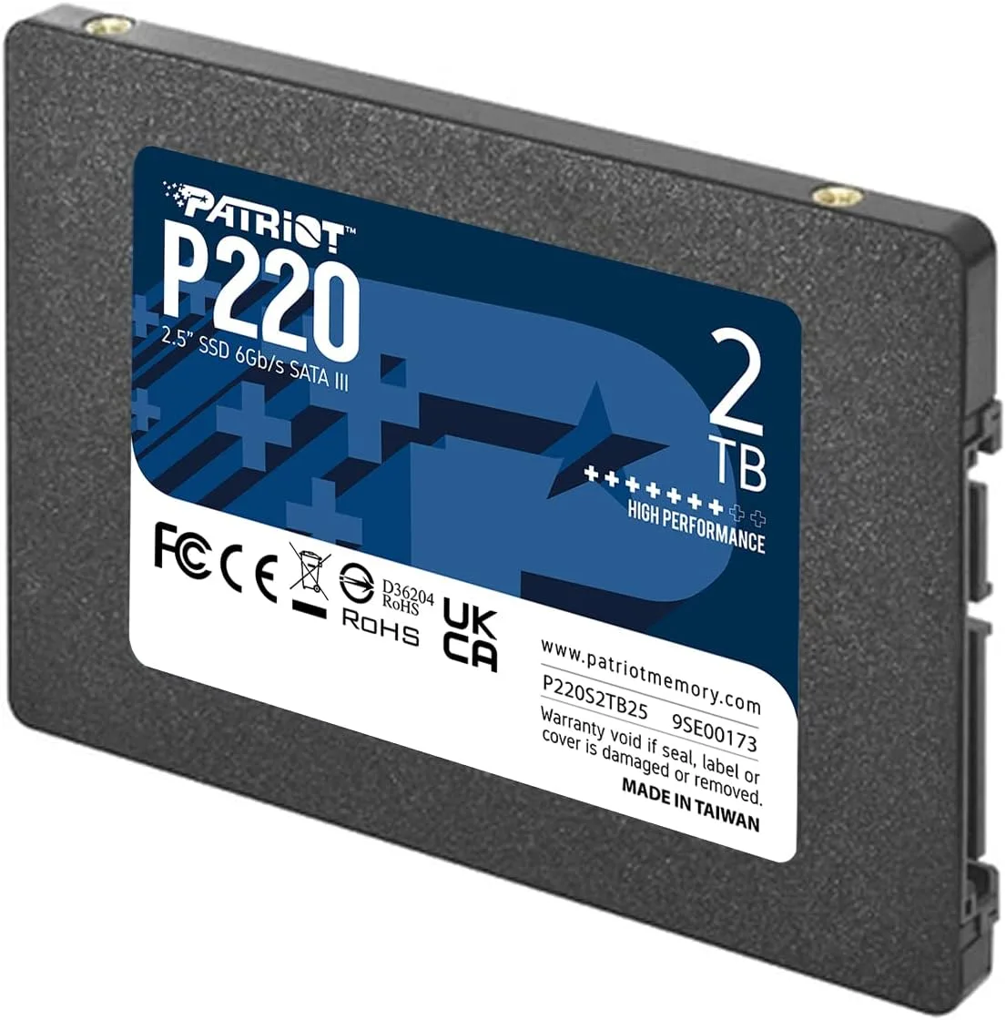 SSD диск Patriot P220 2TB 2.5" SATA III (P220S2TB25) — фото 2