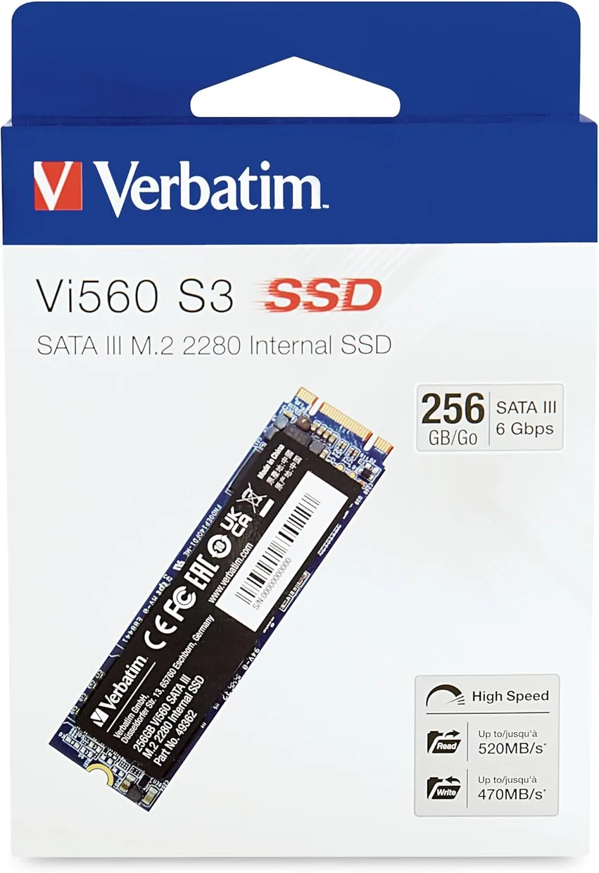 SSD диск Verbatim Vi560 S3 256GB M.2 SATA (49362) — фото 3