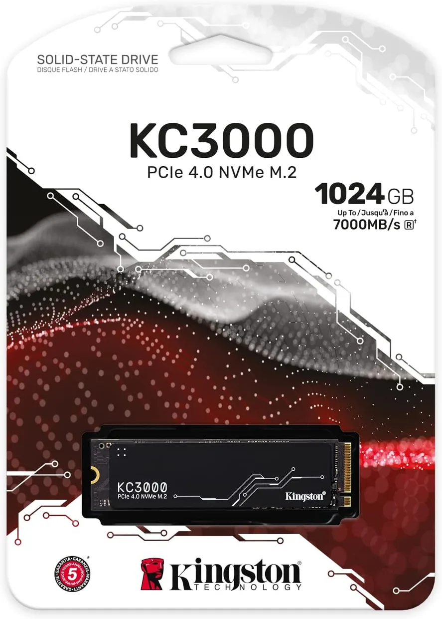 SSD диск Kingston KC3000 1024GB M.2 NVMe (SKC3000S/1024G) — фото 3