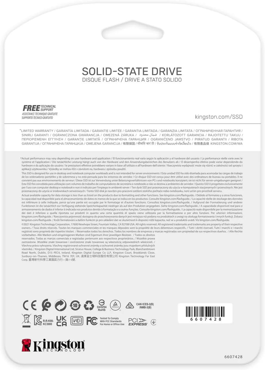 SSD диск Kingston KC3000 1024GB M.2 NVMe (SKC3000S/1024G) — фото 4