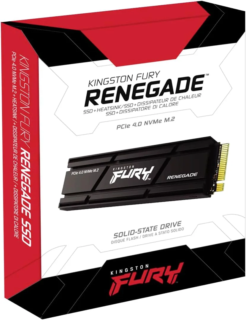 SSD диск Kingston FURY Renegade 4TB M.2 NVMe з радіатором (SFYRDK/4000G) — фото 3