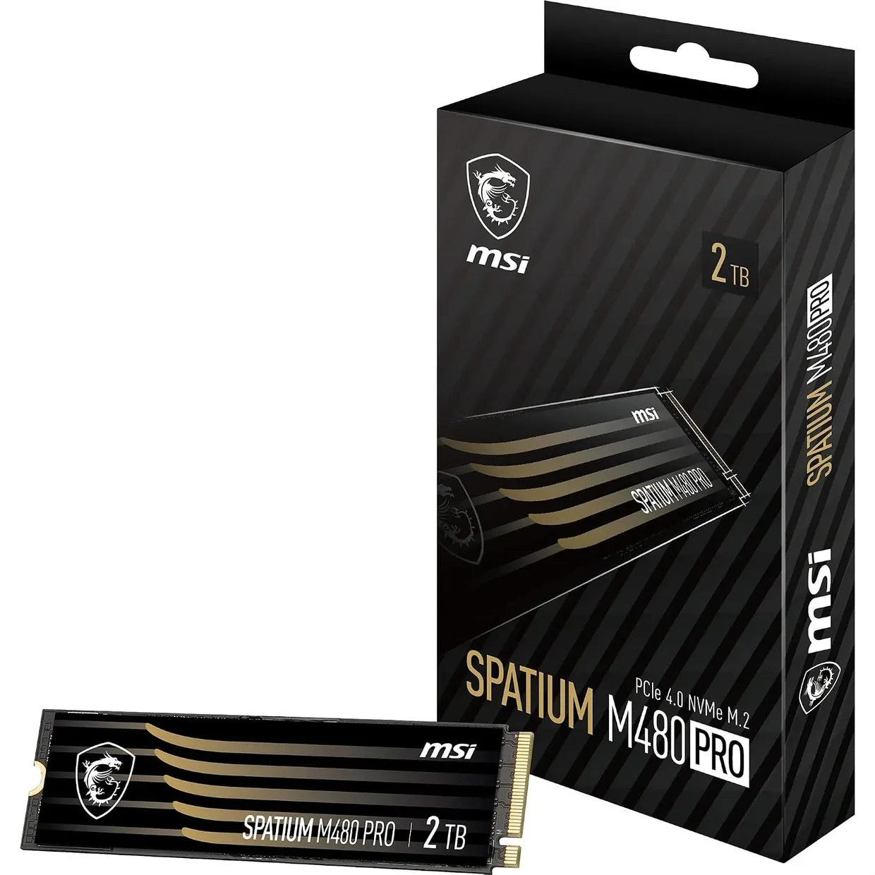 SSD диск MSI Spatium M480 Pro 2TB M.2 NVMe (S78-440Q600-P83)