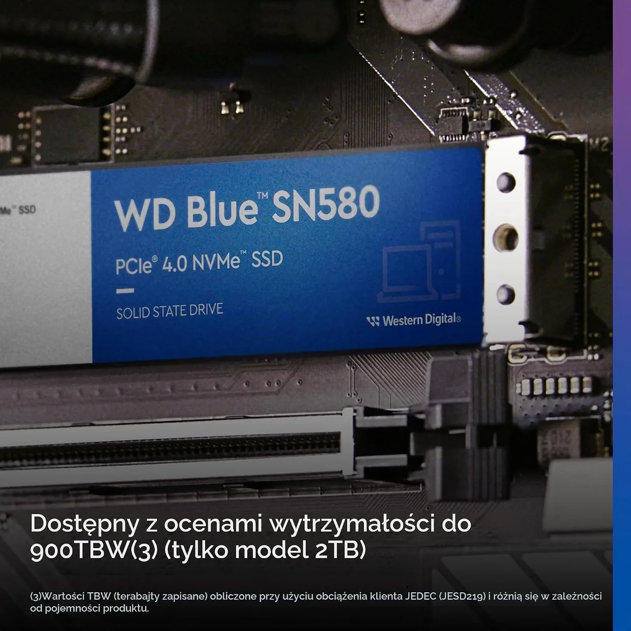 SSD диск WD Blue SN580 1TB M.2 NVMe (WDS100T3B0E) — фото 2