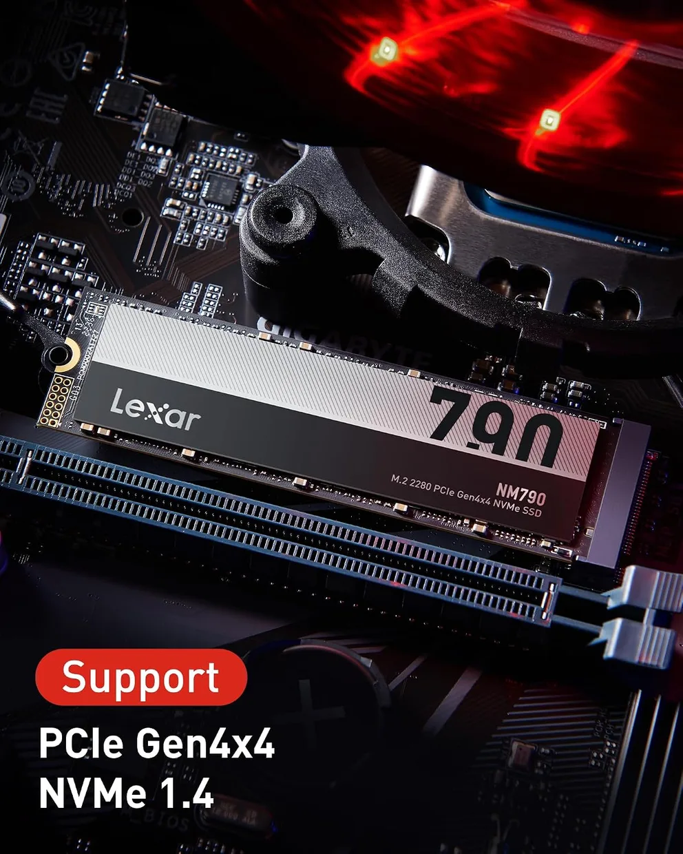 SSD диск Lexar NM790 2TB M.2 NVMe (LNM790X002T-RNNNG) — фото 2