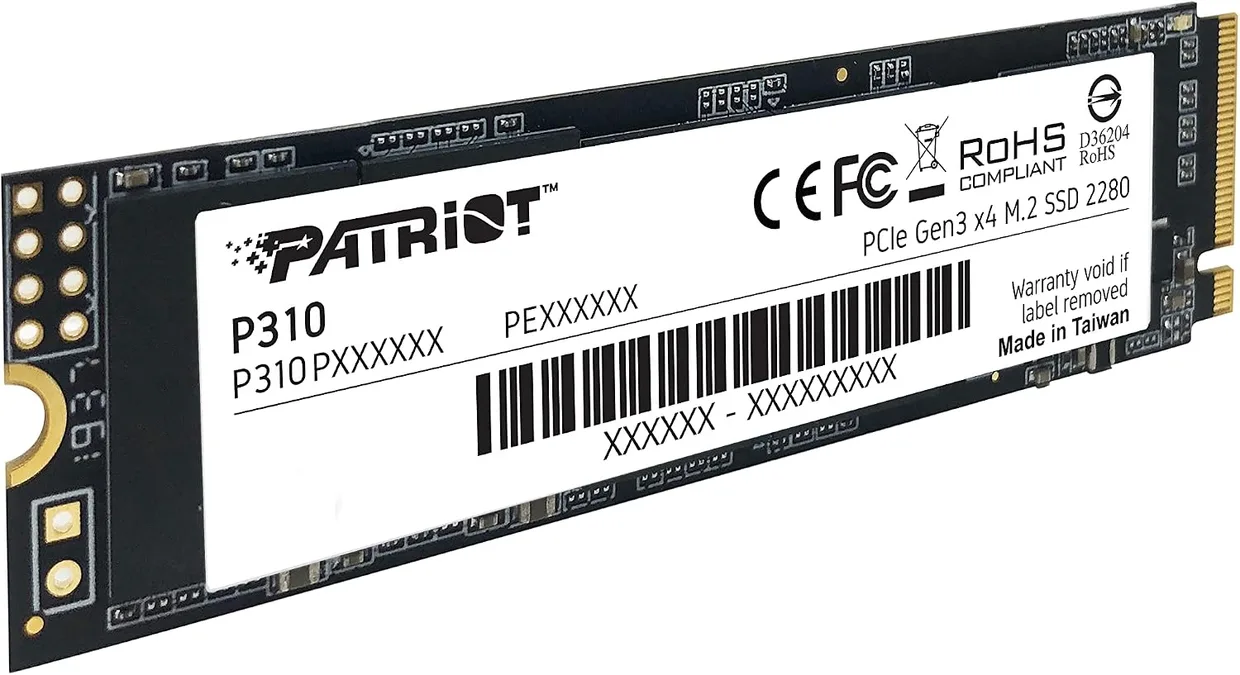 SSD диск Patriot P310 480GB M.2 NVMe (P310P480GM28) — фото 3