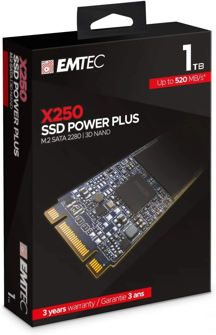 SSD диск Emtec X250 1TB M.2 SATA (ECSSD1TX250) — фото 3