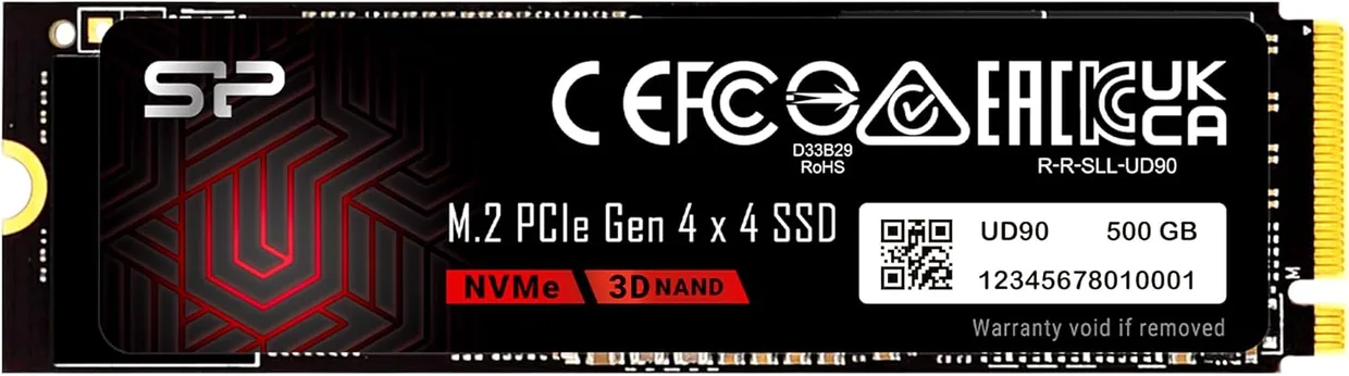 SSD диск Silicon Power UD90 500GB M.2 NVMe (SP500GBP44UD9005)