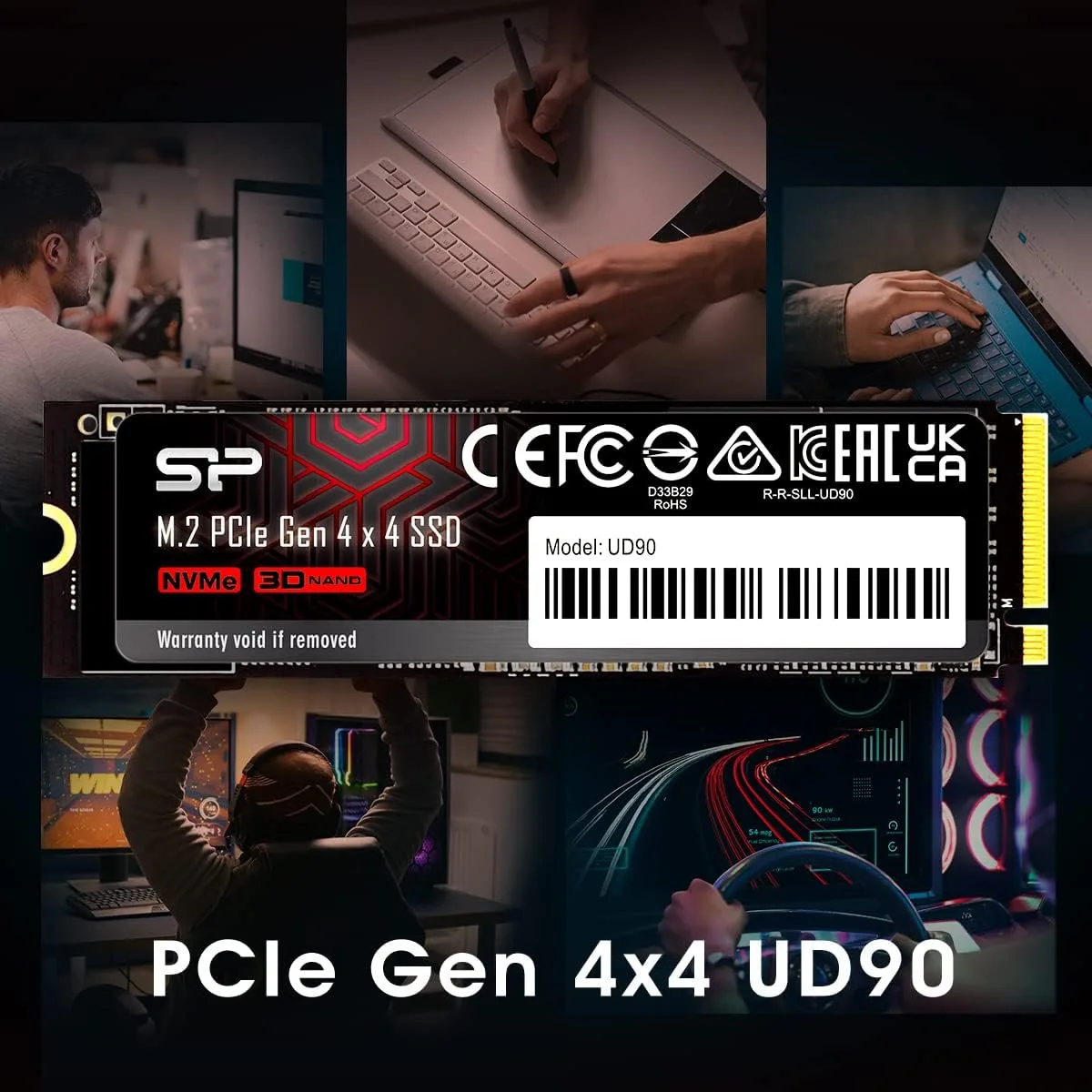 SSD диск Silicon Power UD90 500GB M.2 NVMe (SP500GBP44UD9005) — фото 2