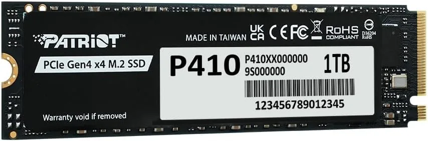 SSD диск Patriot P410 1TB M.2 NVMe (P410P1TBM28H) — фото 2