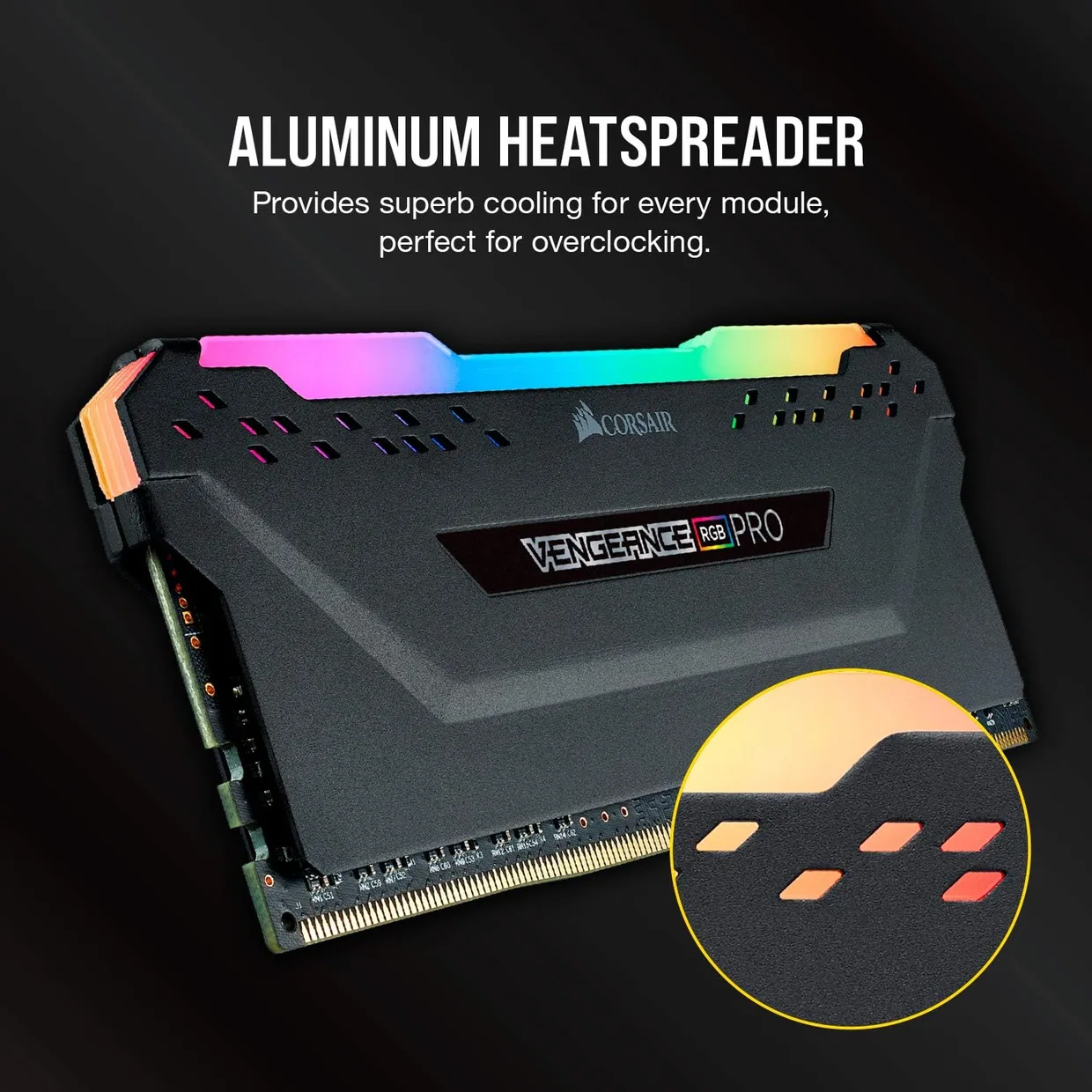 Оперативная память Corsair Vengeance RGB PRO DDR4 2x16GB/3200 (CMW32GX4M2E3200C16) — фото 4