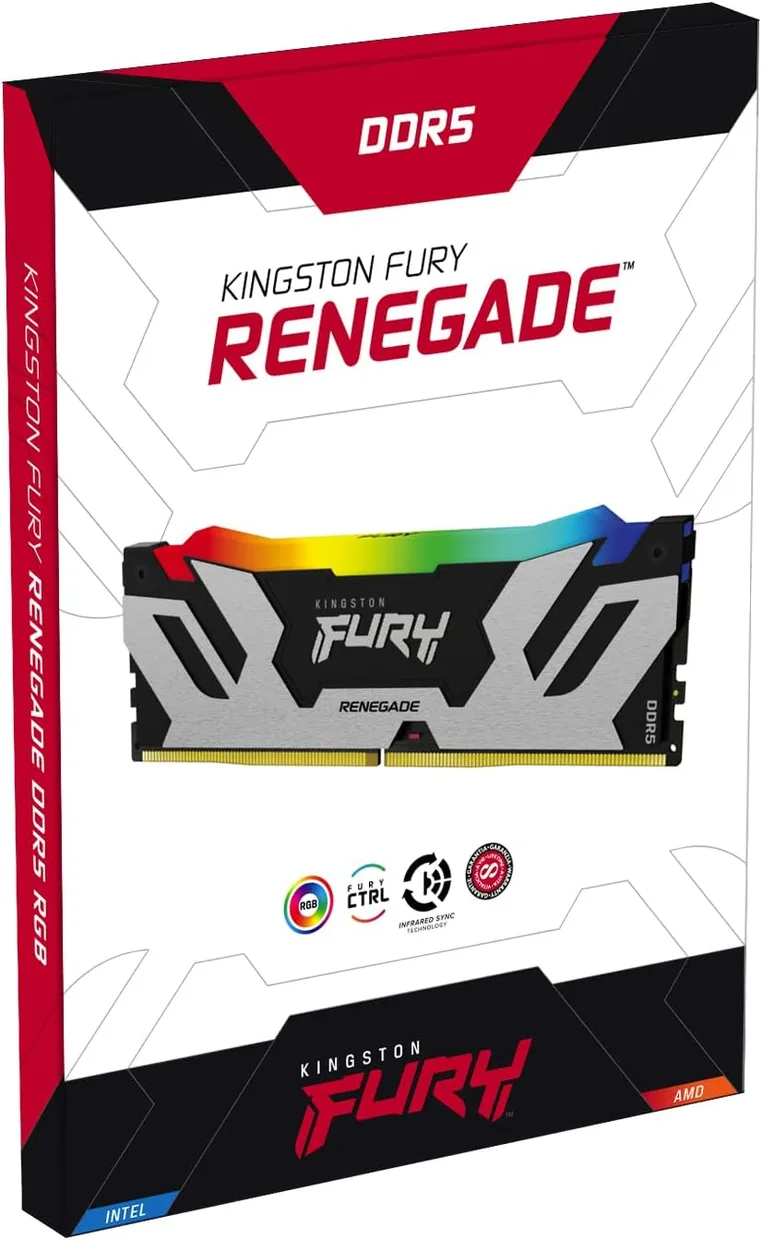 Оперативная память Kingston FURY Renegade RGB DDR5 2x48GB/6400 (KF564C32RSAK2-96) — фото 5