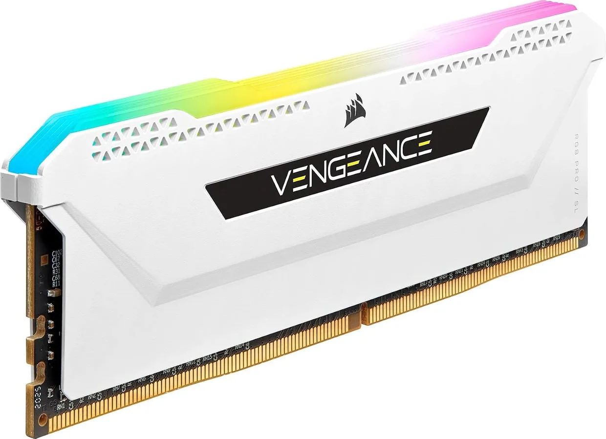 Оперативная память Corsair Vengeance RGB PRO SL DDR4 2x16GB/3200 (CMH32GX4M2E3200C16W) — фото 4