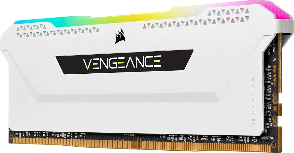 Оперативная память Corsair Vengeance RGB PRO SL DDR4 2x16GB/3200 (CMH32GX4M2E3200C16W) — фото 5