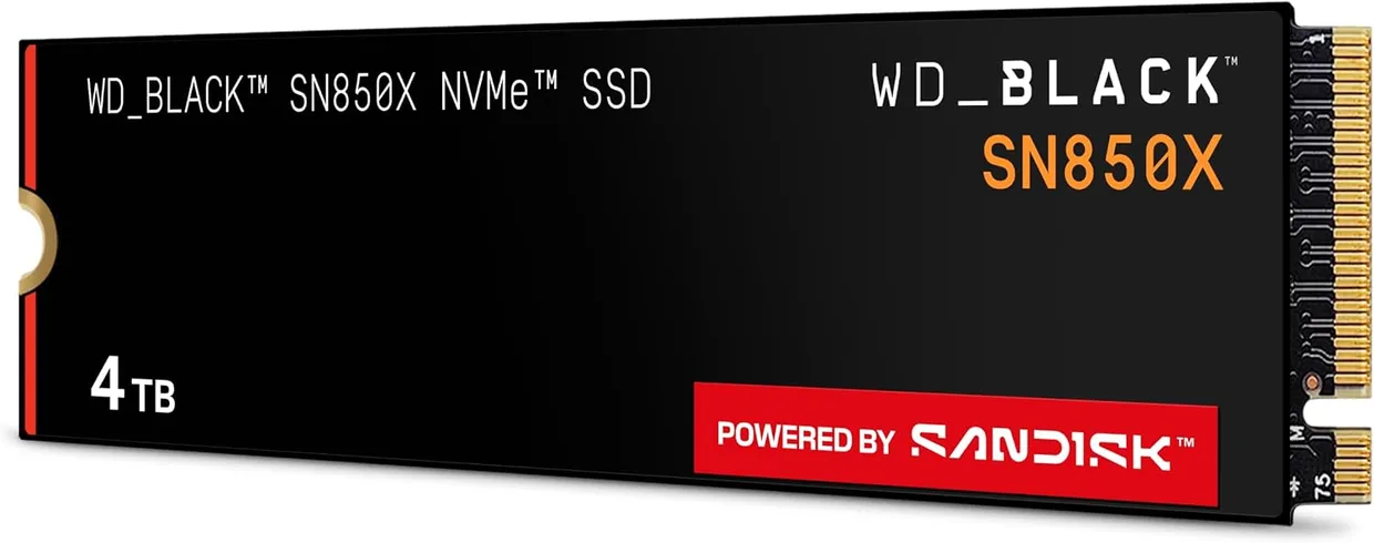 SSD диск WD Black SN850X 4TB M.2 NVMe (WDS400T2X0E) — фото 2