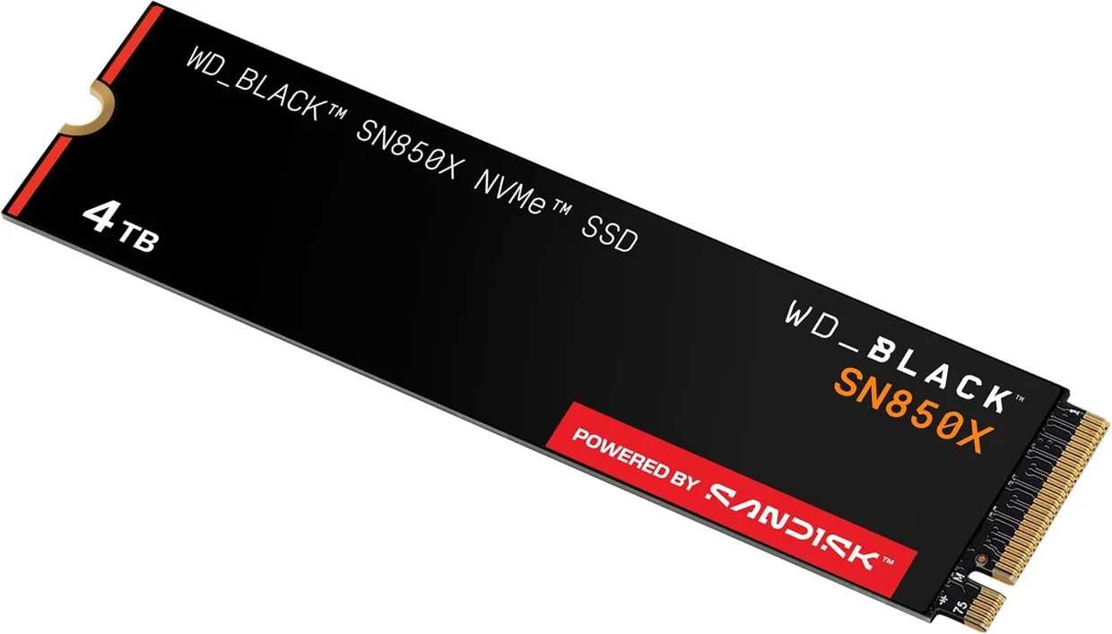 SSD диск WD Black SN850X 4TB M.2 NVMe (WDS400T2X0E) — фото 3